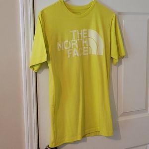 The North Face NWOT neon t shirt. Size S